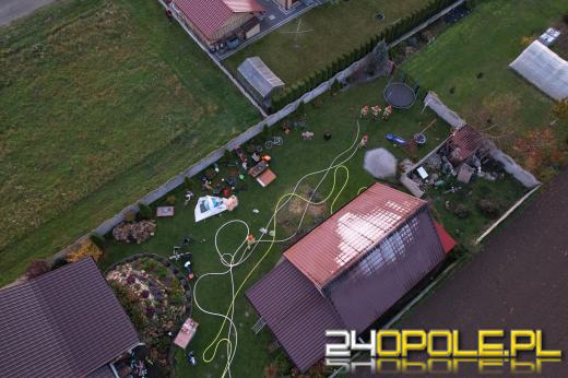 5 zastępów straży gasiło pożar budynku gospodarczego