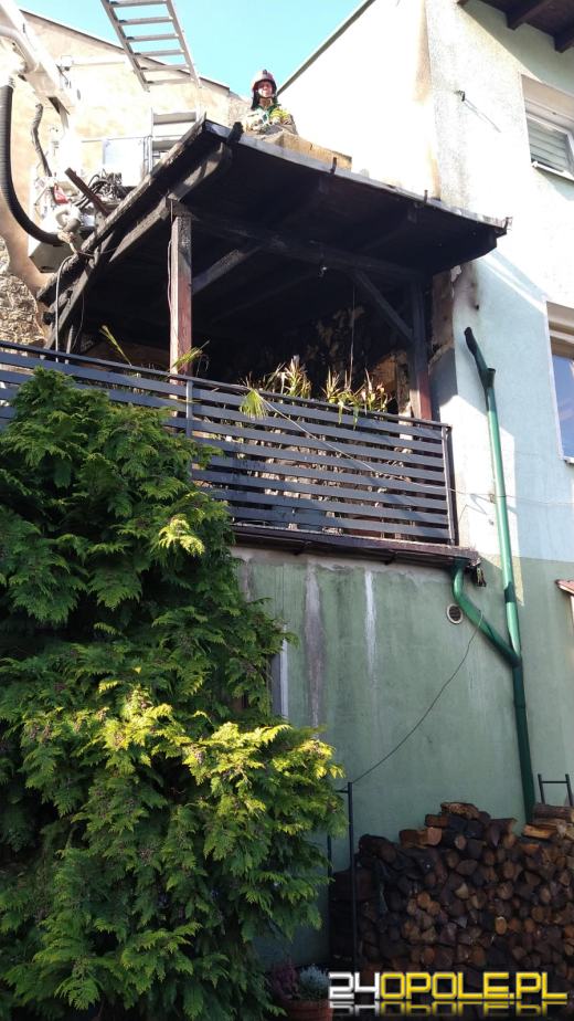 Pożar w Strzelcach Opolskich. Ewakuowano rodzinę z dwójką dzieci