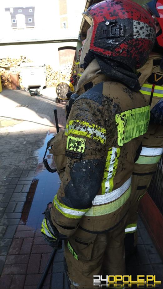 Pożar w Strzelcach Opolskich. Ewakuowano rodzinę z dwójką dzieci