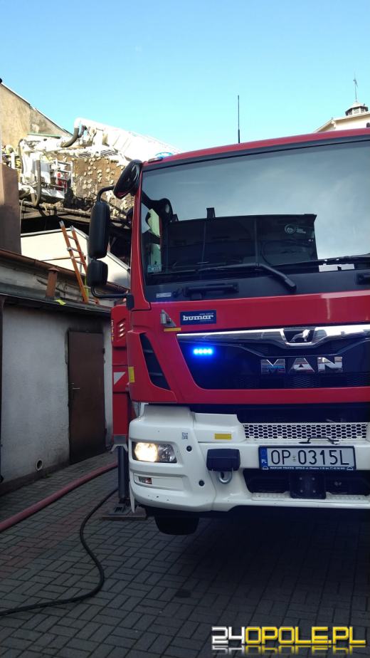 Pożar w Strzelcach Opolskich. Ewakuowano rodzinę z dwójką dzieci