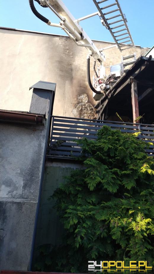 Pożar w Strzelcach Opolskich. Ewakuowano rodzinę z dwójką dzieci