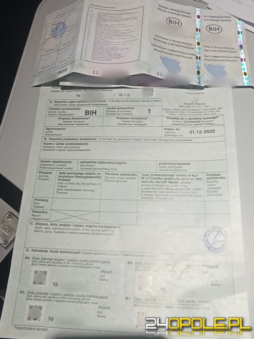 Przewóz międzynarodowy bez zezwolenia