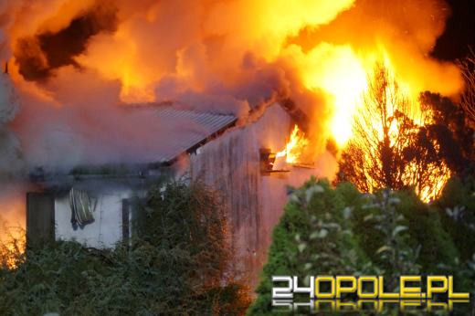 Pożar altanki Krasiejowie