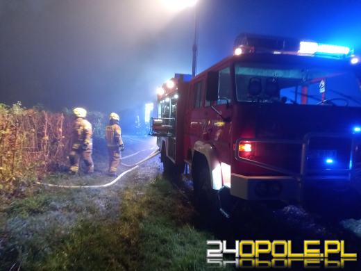 Pożar altanki Krasiejowie