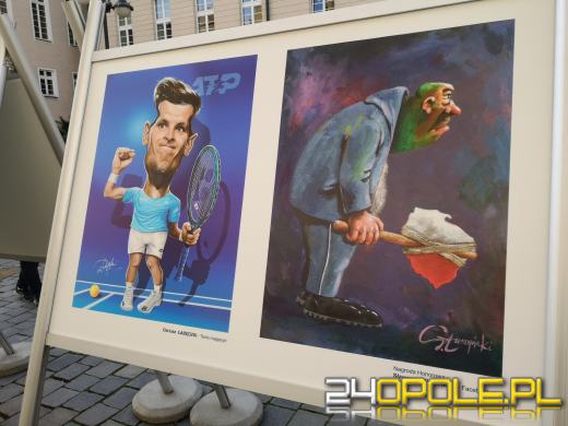 Wystawa rysunku prasowego pod opolskim Ratuszem