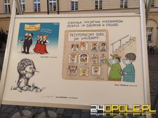 Wystawa rysunku prasowego pod opolskim Ratuszem