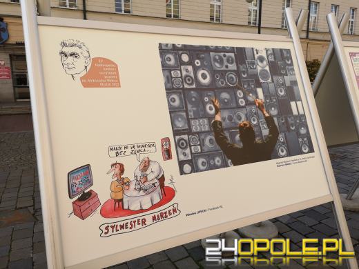 Wystawa rysunku prasowego pod opolskim Ratuszem