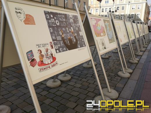 Wystawa rysunku prasowego pod opolskim Ratuszem