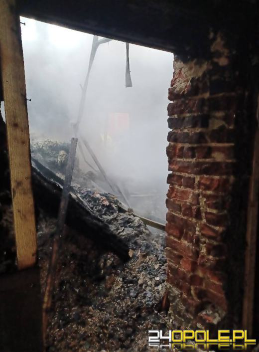 Pożar domu jednorodzinnego w miejscowości Łambinowice