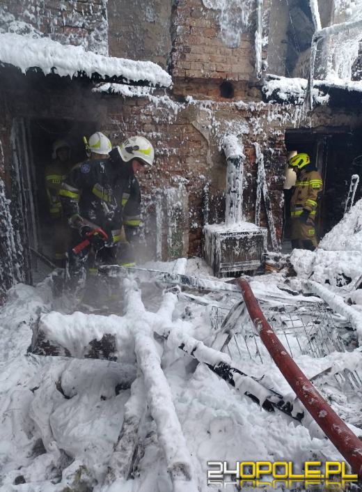 Pożar domu jednorodzinnego w miejscowości Łambinowice