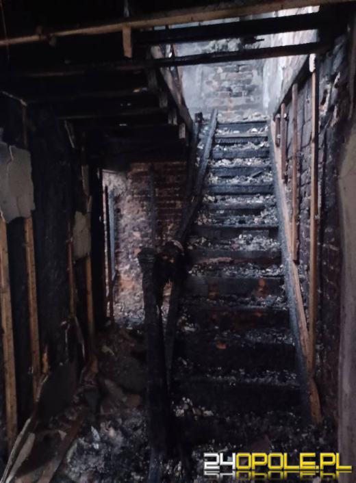 Pożar domu jednorodzinnego w miejscowości Łambinowice