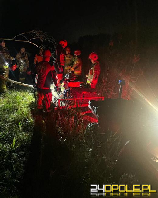 Nocna akcja ratowników ciężkich warunkach. Uratowano poszkodowanego survivalowca