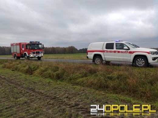 26-latek nie opanował pojazdu. Doszło do dachowania na trasie Kadłub-Grodzisko