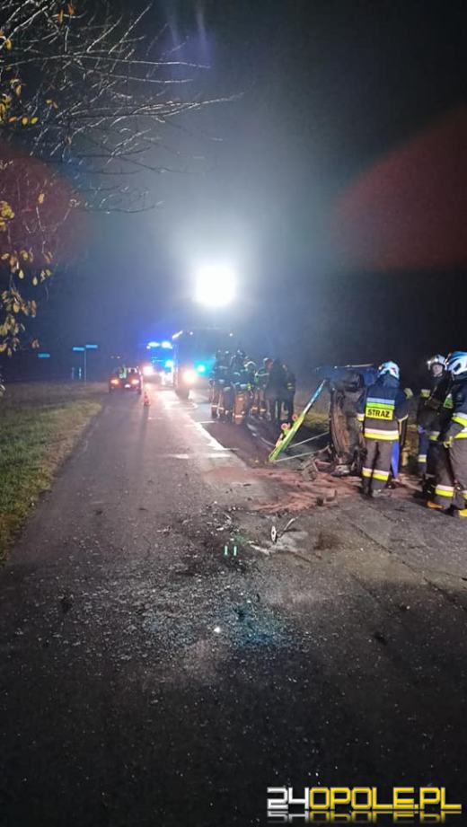Wypadek w Żużeli. Jeden z podróżujących uciekł z miejsca zdarzenia