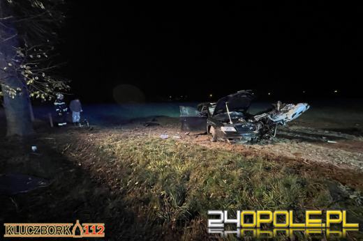 22-letni obywatel Ukrainy zginął w wypadku pod Kluczborkiem