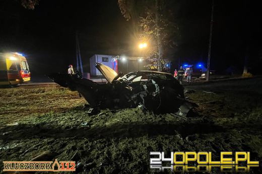 22-letni obywatel Ukrainy zginął w wypadku pod Kluczborkiem