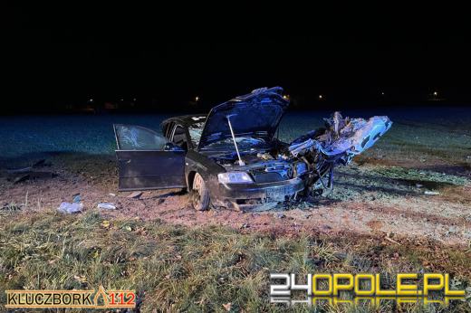 22-letni obywatel Ukrainy zginął w wypadku pod Kluczborkiem