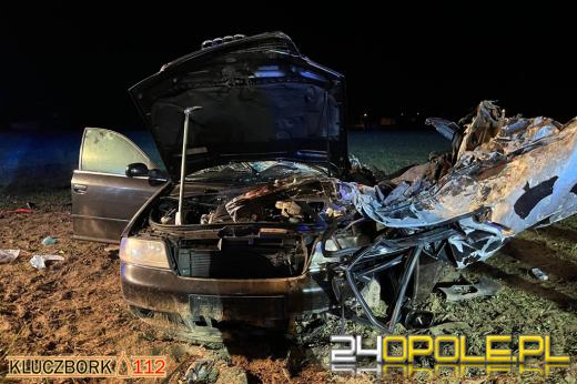 22-letni obywatel Ukrainy zginął w wypadku pod Kluczborkiem