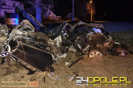 22-letni obywatel Ukrainy zginął w wypadku pod Kluczborkiem