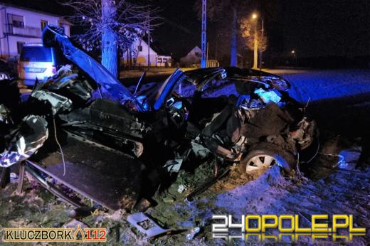 22-letni obywatel Ukrainy zginął w wypadku pod Kluczborkiem