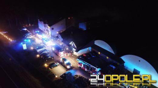 Pożar hotelu w Chrząstowicach. Jest ofiara śmiertelna