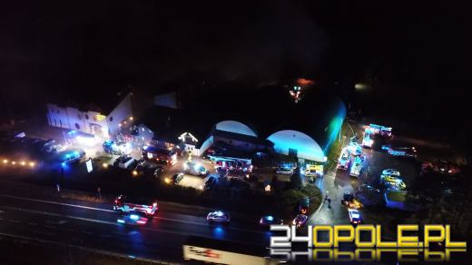 Pożar hotelu w Chrząstowicach. Jest ofiara śmiertelna