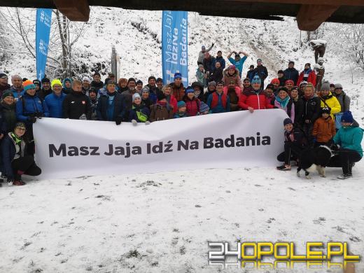 Wbiegali i wchodzili na Kopę Biskupią promując profilaktykę nowotworową