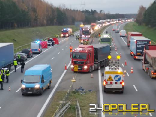 Tragedia na A4 przy węźle Prądy. Zginęły dwie osoby