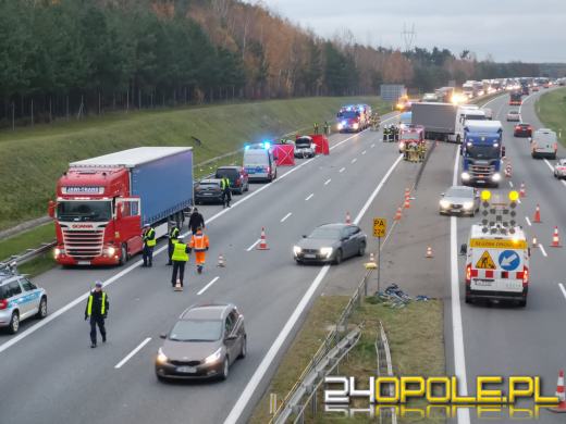 Tragedia na A4 przy węźle Prądy. Zginęły dwie osoby