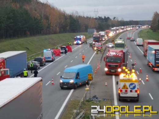 Tragedia na A4 przy węźle Prądy. Zginęły dwie osoby