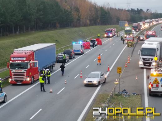 Tragedia na A4 przy węźle Prądy. Zginęły dwie osoby