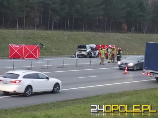 Tragedia na A4 przy węźle Prądy. Zginęły dwie osoby
