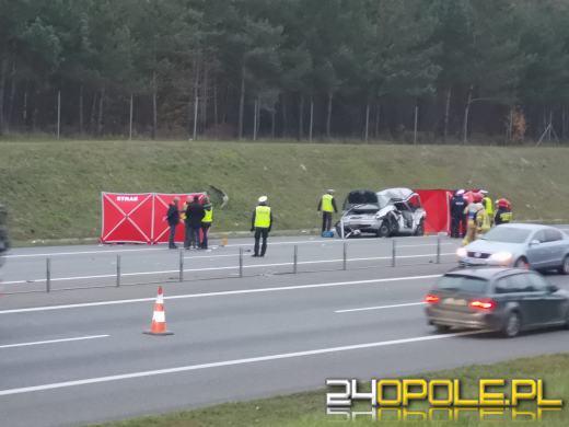 Tragedia na A4 przy węźle Prądy. Zginęły dwie osoby