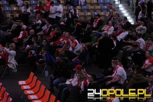 Opolanie kibicowali reprezentacji Polski w strefie kibica