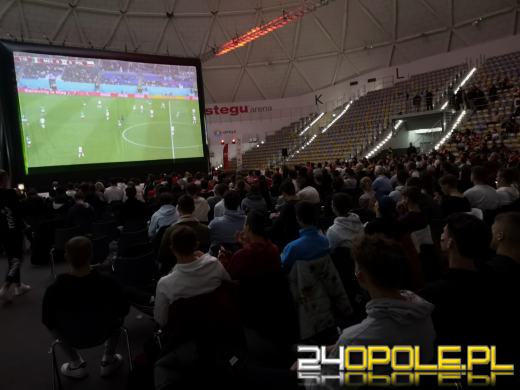 Opolanie kibicowali reprezentacji Polski w strefie kibica