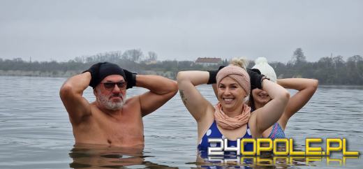 Niedzielne morsowanie na Kąpielisku Bolko