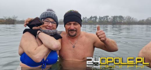 Niedzielne morsowanie na Kąpielisku Bolko