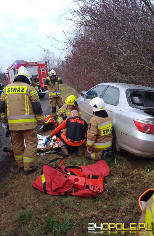 Wypadek w gminie Baborów. Jedna osoba została poszkodowana