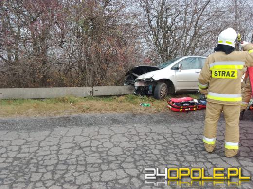 Wypadek w gminie Baborów. Jedna osoba została poszkodowana