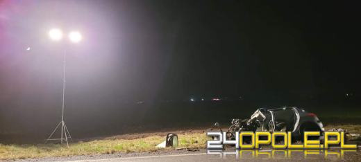 18-letni kierowca zginął w wypadku na DK45