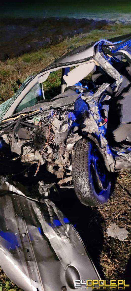 18-letni kierowca zginął w wypadku na DK45