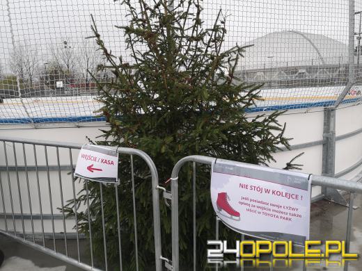 Można już ślizgać się na lodowisku "pod chmurką" w Opolu