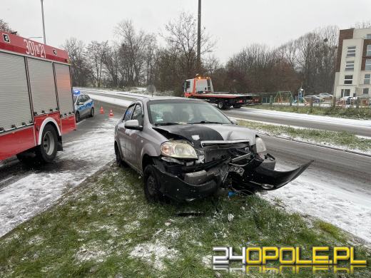 Trudne warunki na opolskich drogach 