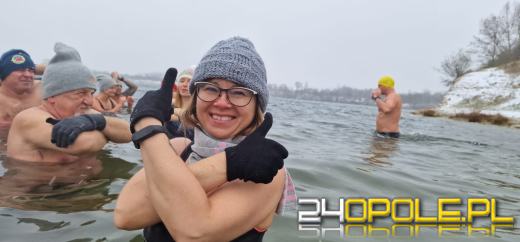 Prawdziwe zimowe morsowanie. Idealne warunki na Kąpielisku Bolko