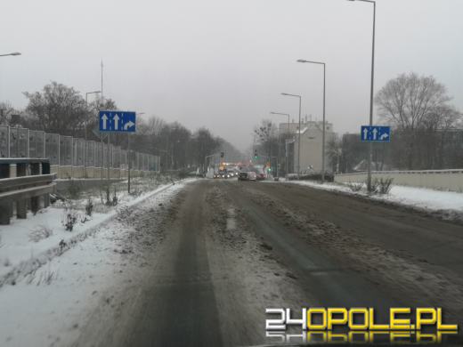 Trudne warunki na opolskich drogach