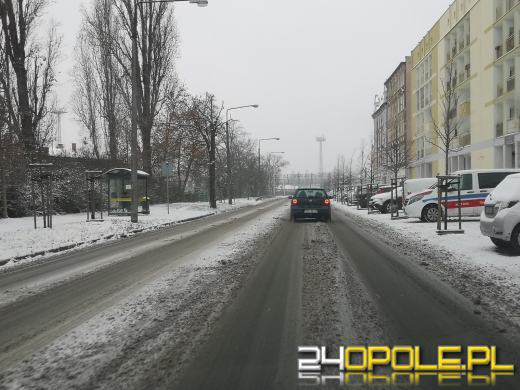 Trudne warunki na opolskich drogach