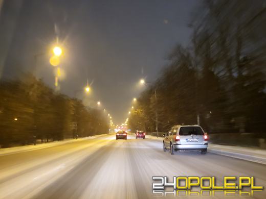 Trudne warunki na opolskich drogach