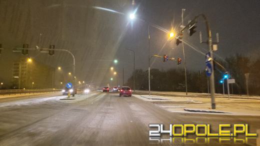 Trudne warunki na opolskich drogach