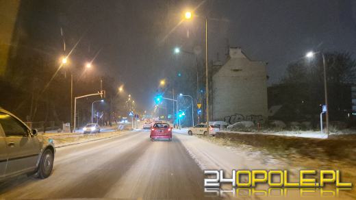 Trudne warunki na opolskich drogach