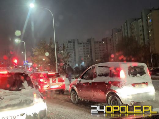 Trudne warunki na opolskich drogach